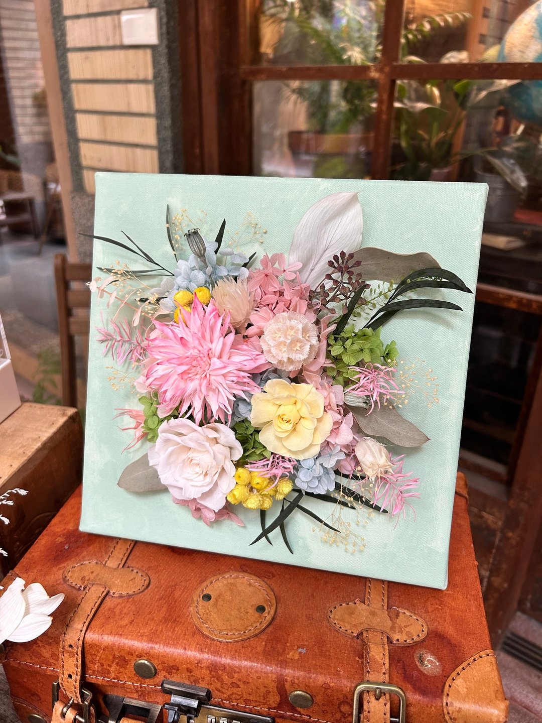 【画布系列】花小豆 永生画布花 - 干燥花/捧花 - 植物．花 