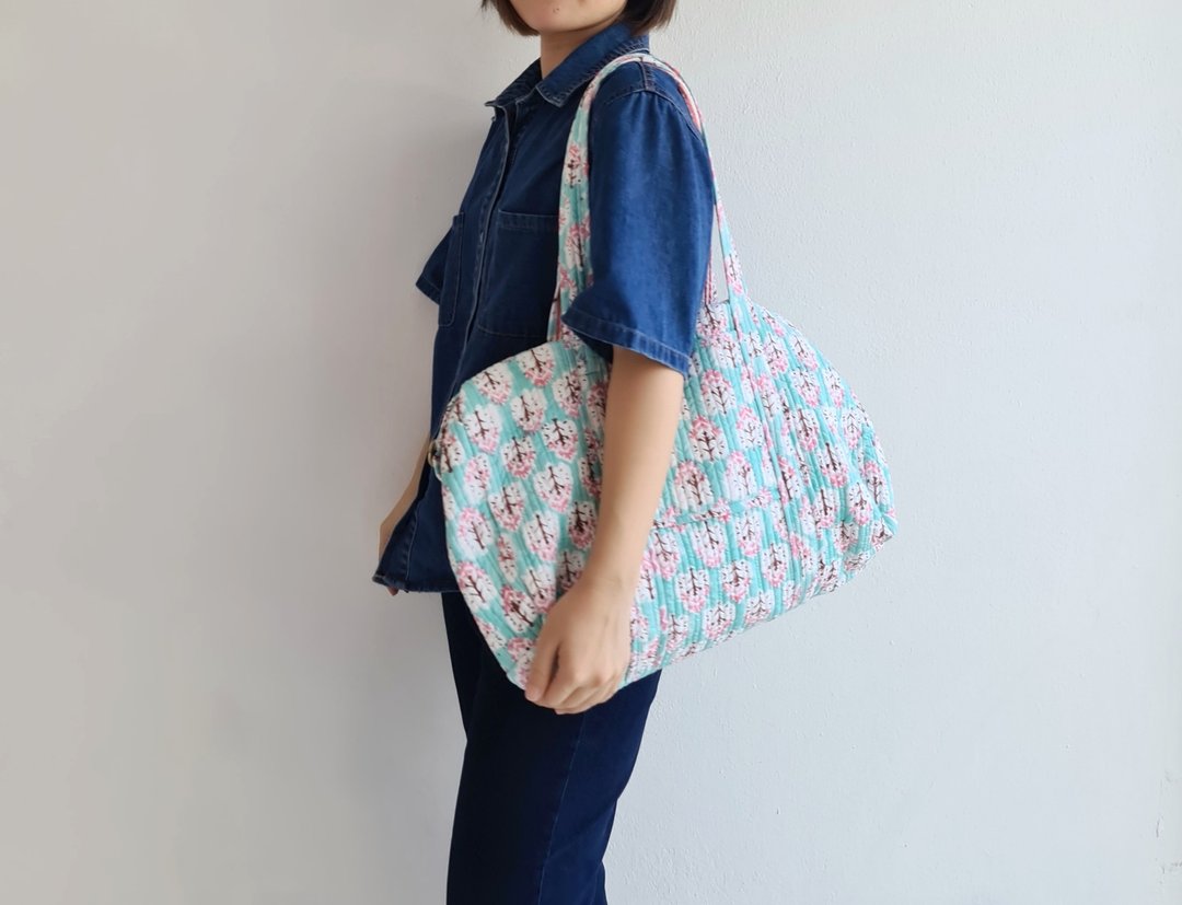 Traveller Bag Collection 系列，100% 纯棉内衬大容量旅行袋。 - 行李箱/行李箱保护套 - 棉 