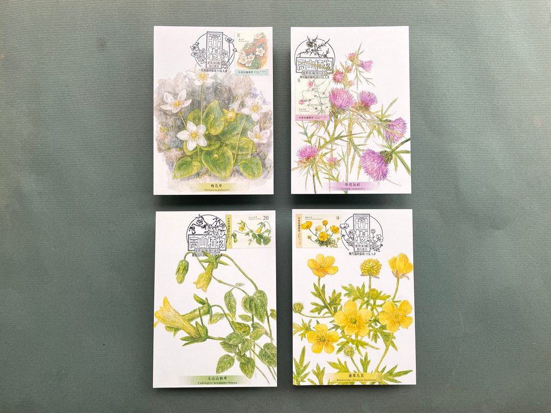 高山植物原图卡115 - 卡片/明信片 - 纸 多色