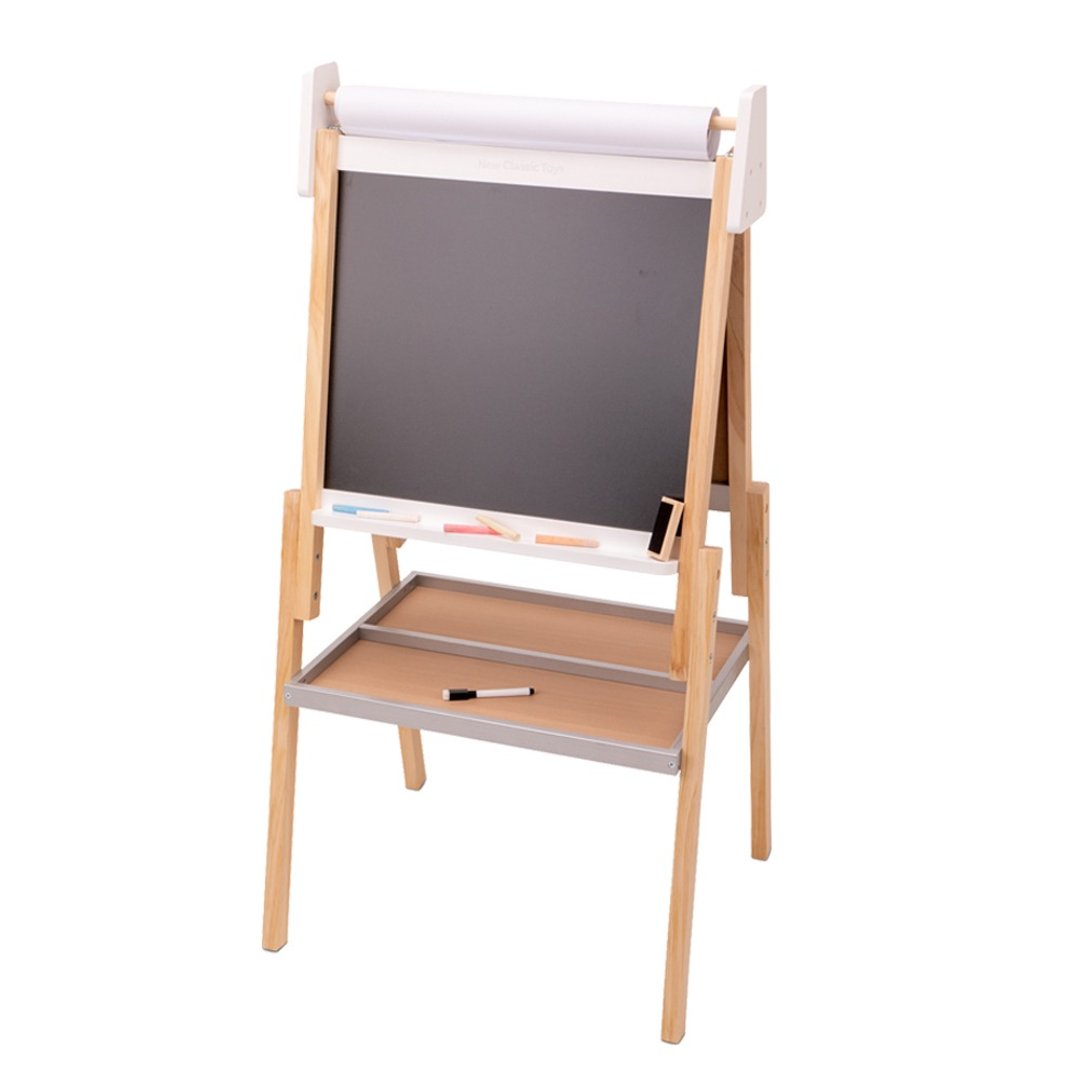 【荷兰New Classic Toys】北欧木制儿童画板/画架-纯净白-11600 - 玩具/玩偶 - 木头 