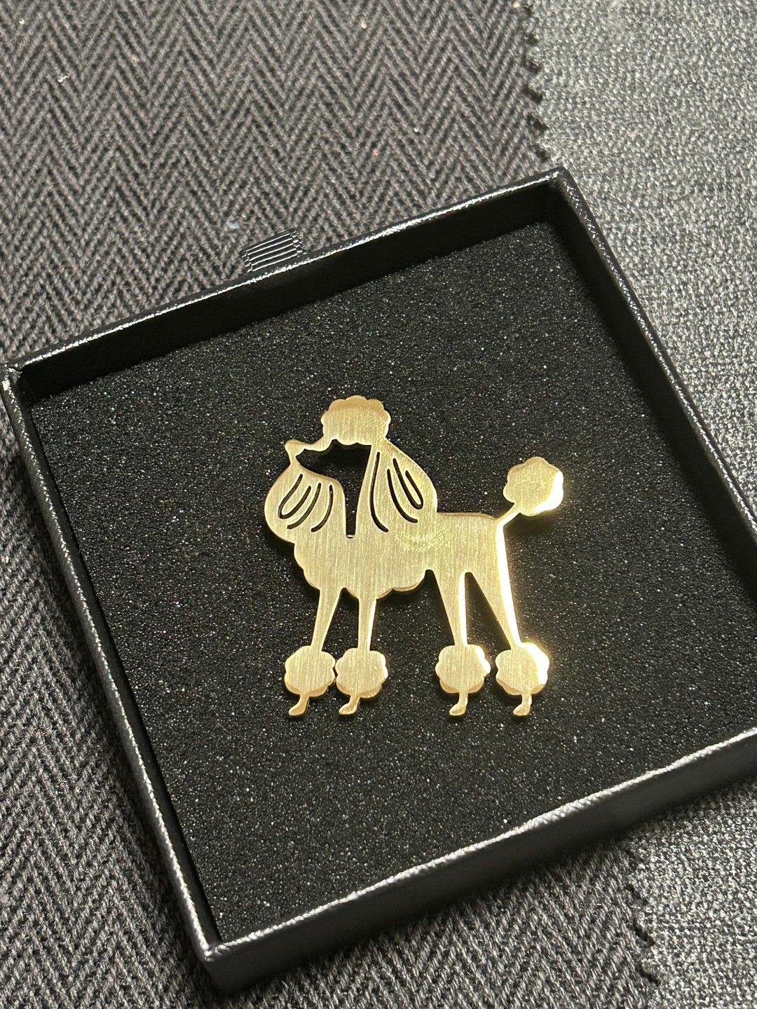 贵缤犬胸针 - 胸针 - 其他金属 金色