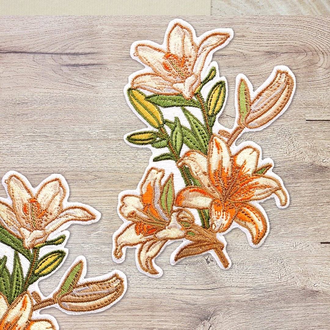【刺绣布贴】Flower Series - Lily 百合 - 其他 - 绣线 