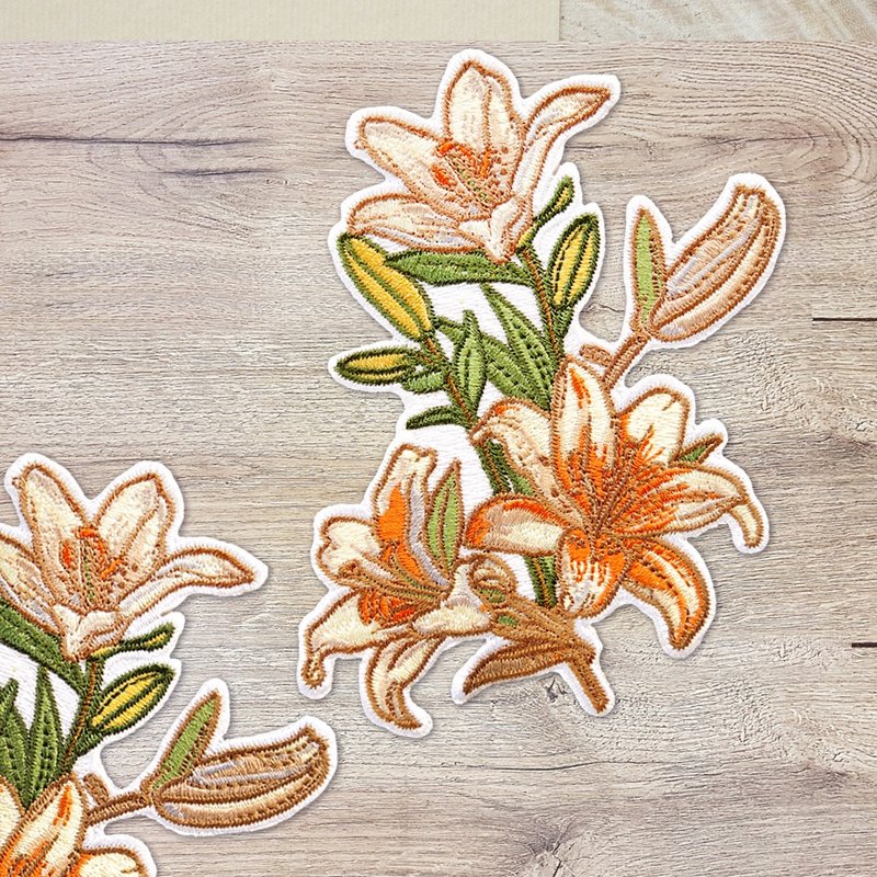 【刺绣布贴】Flower Series - Lily 百合 - 其他 - 绣线 