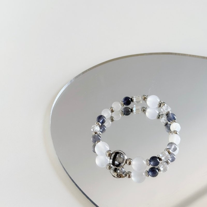 Mimis设计款 304不锈钢 静谧月光 母乳手链 - 婴儿饰品 - 水晶 