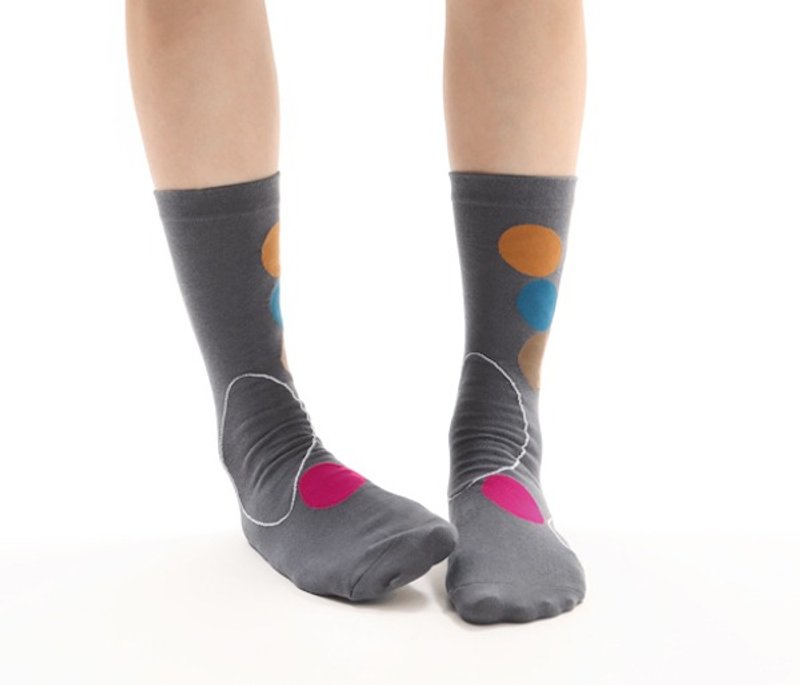 火箭推进器1:1袜 - 袜子 - 棉．麻 灰色