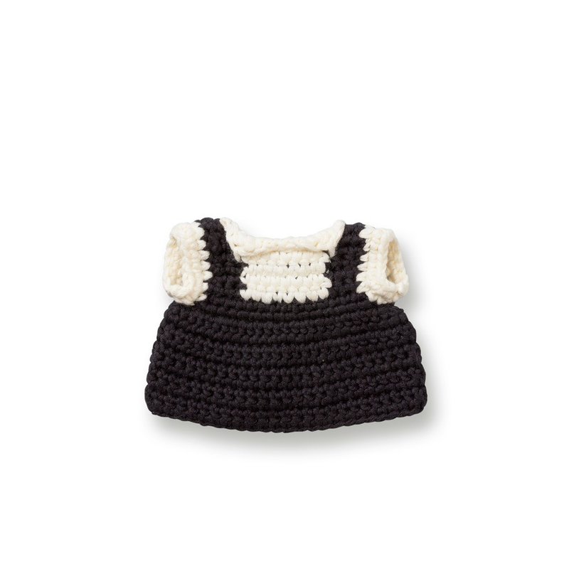 荷兰 Just Dutch | Miffy 米飞兔 手工编织 校服洋装 - 玩偶/公仔 - 棉．麻 黑色