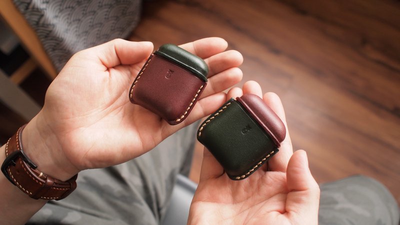 定制化Airpods皮革保护套 - 耳机 - 真皮 多色