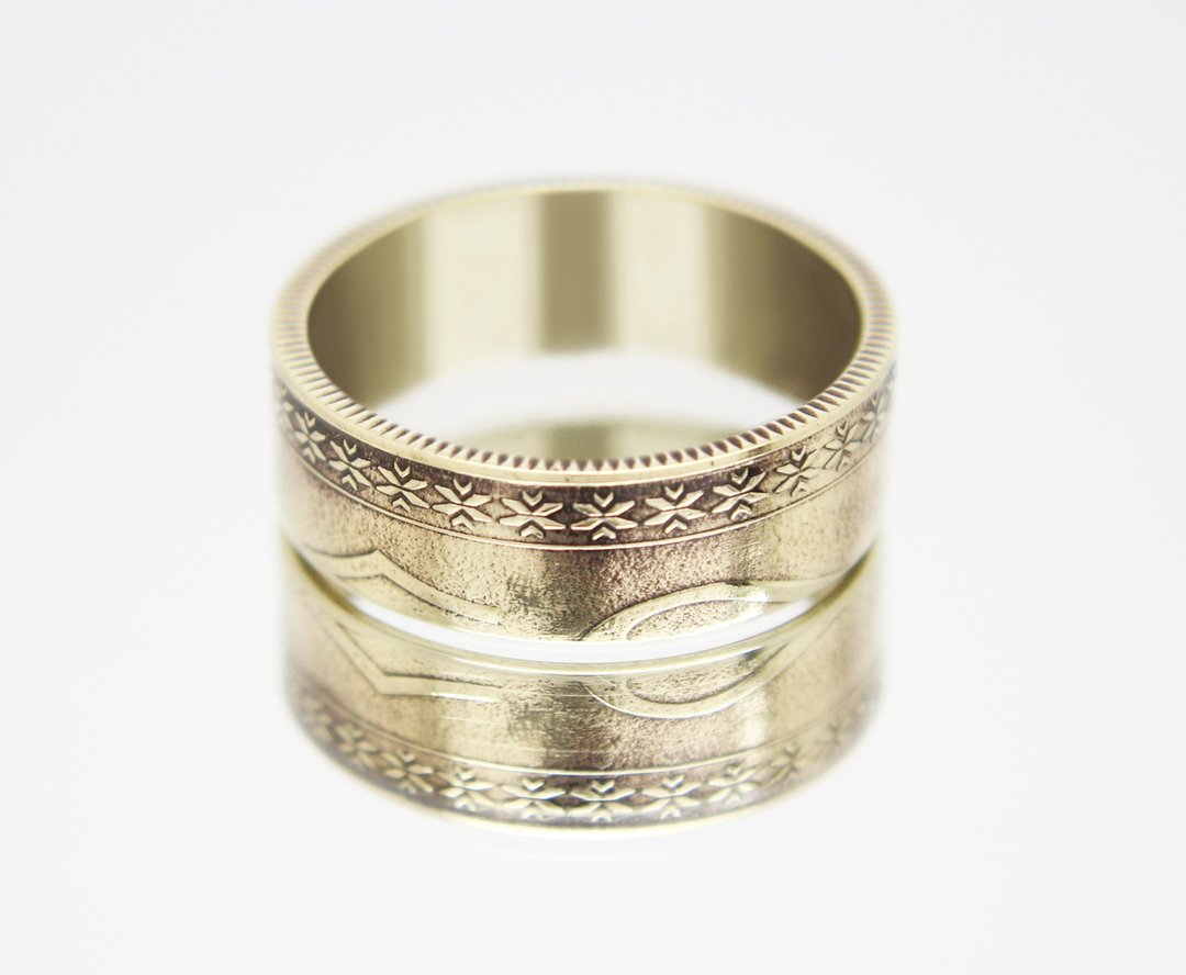 East Timor Coin Ring 50 Sentavo 2003-2017 coin rings for men coin rings women - 戒指 - 其他金属 