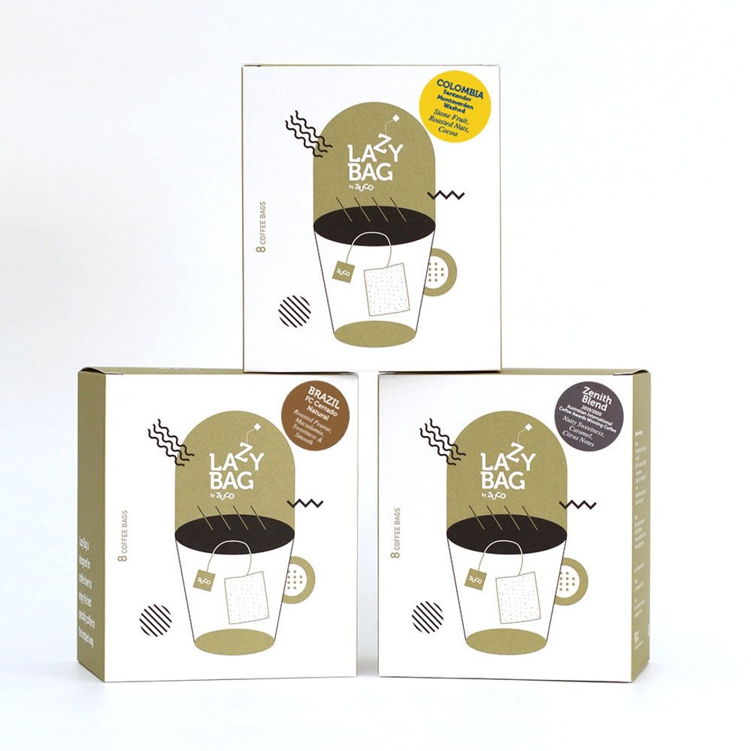 LAZY BAG ~ Variety Pack 咖啡浸包三盒优惠装 - 咖啡 - 其他材质 