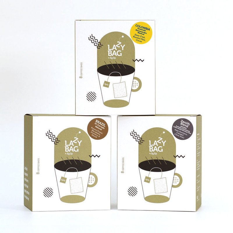 LAZY BAG ~ Variety Pack 咖啡浸包三盒优惠装 - 咖啡 - 其他材质 