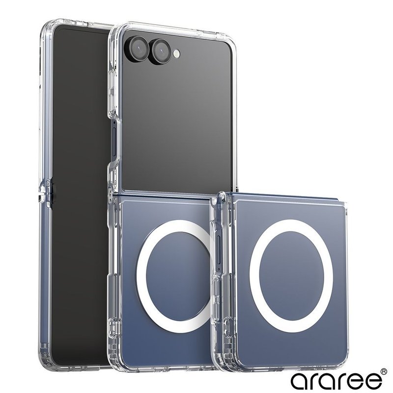Araree Samsung Galaxy Z Filp 7 Duple M 磁吸Magsafe透明手机套 - 手机壳/手机套 - 其他材质 