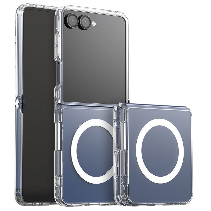 Araree Samsung Galaxy Z Flip 7 Duple M 磁吸Magsafe透明手机套 - 手机壳/手机套 - 其他材质 