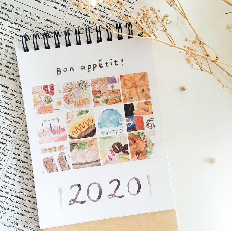 Bon Appétit, 2020! / 2020年桌历 - 年历/台历 - 纸 