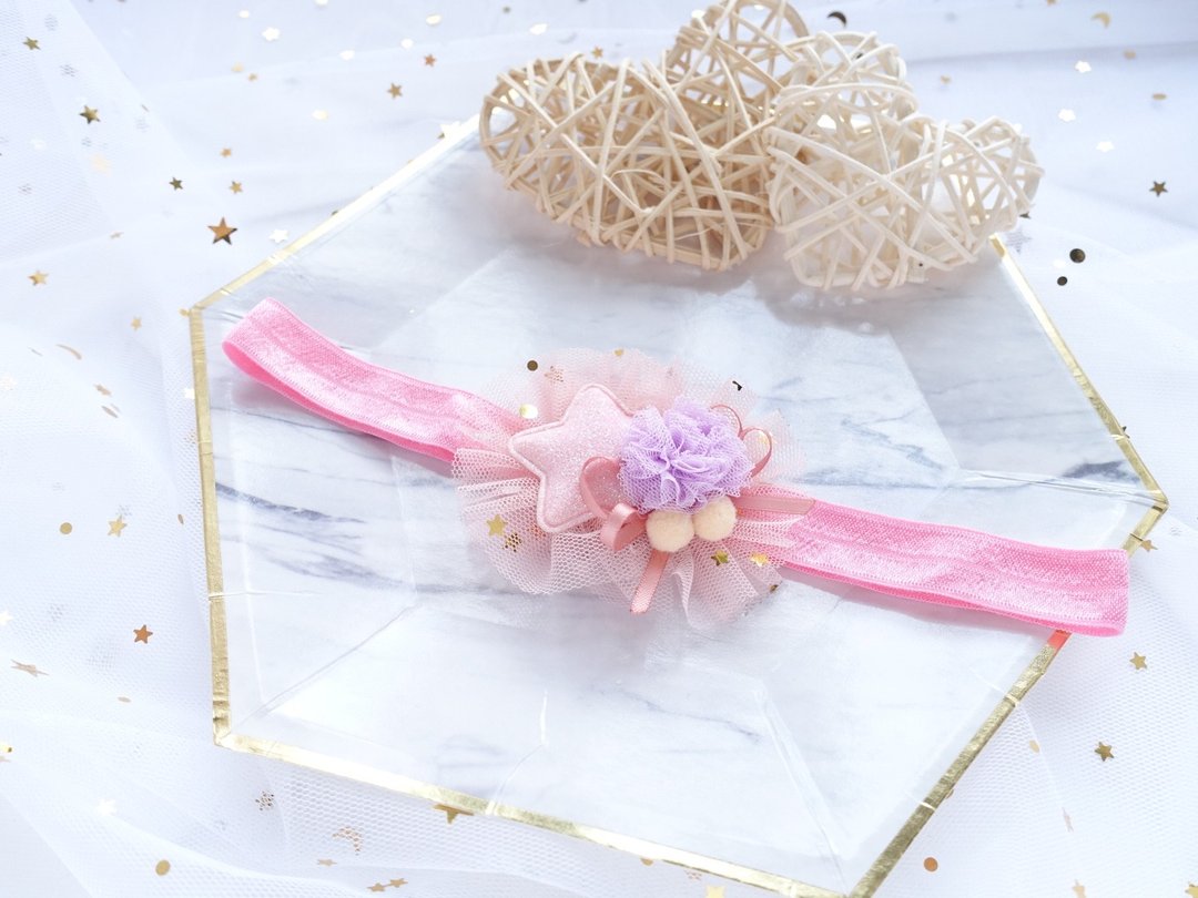 婴儿宝宝头带 发带 handmade Baby Headband - 婴儿帽/发带 - 其他材质 