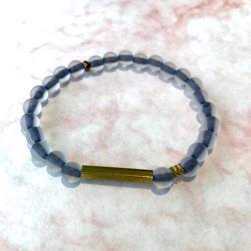 金色夜晚/ 手环 雾色 - 手链/手环 - 塑料 黑色