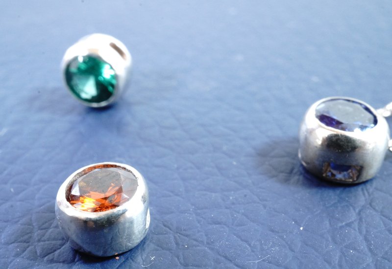 選べるジルコニアのトップ　134 - 项链 - 其他金属 银色