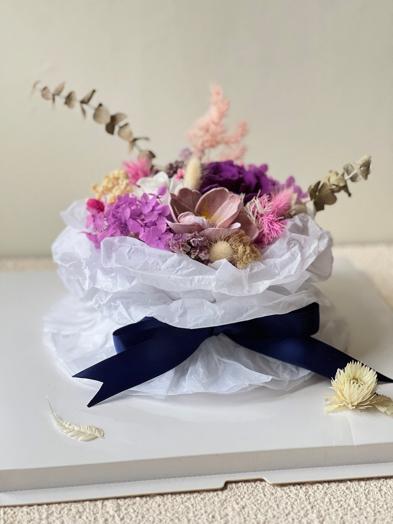 永生蛋糕定制化下单专区 -花束蛋糕 纪念品派对布置 告白礼物 礼 - 干燥花/捧花 - 植物．花 