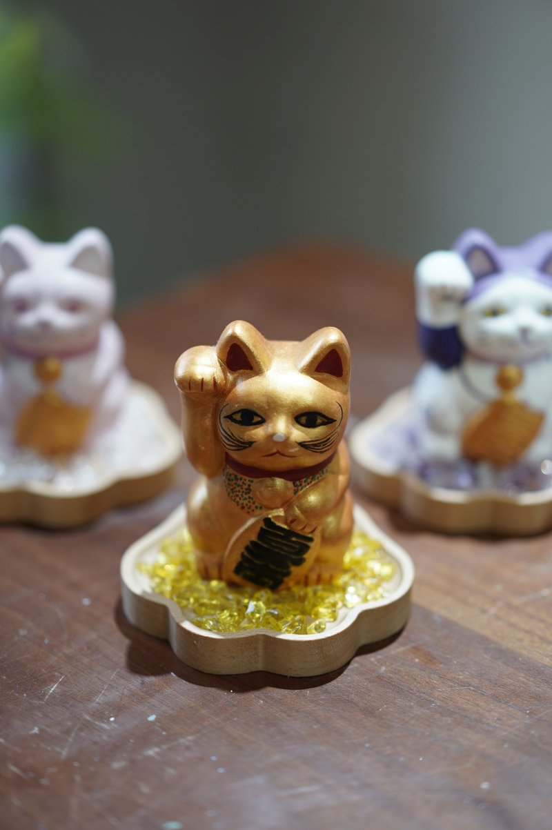 IARTS 水晶开运 手绘招财猫2.0  招福|财运|健康|恋爱|事业 - 插画/绘画/写字 - 压克力 