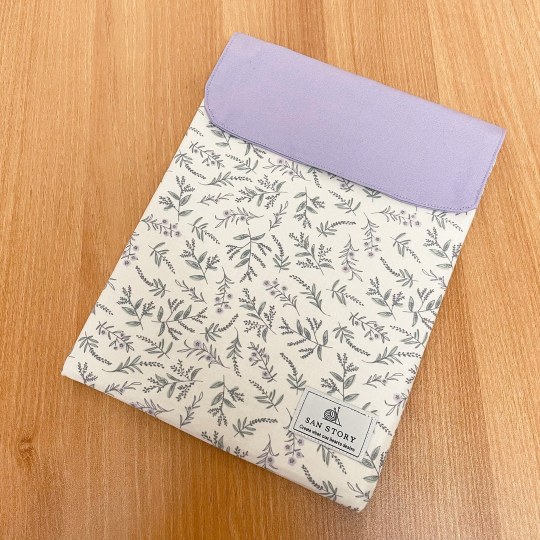 薰衣草花田 iPad / Macbook / Switch 保护套 收纳包 - 平板/电脑保护壳 - 棉 紫色