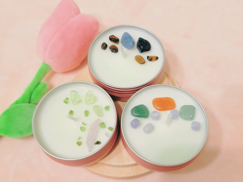 星座蜡烛 土象星座 金牛 处女 魔羯 水晶 精油 魔法蜡烛 能量香氛 - 蜡烛/烛台 - 蜡 粉红色