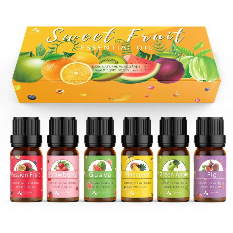 【买1送1】6枝甜果香精油│水果香氛精油 圣诞节交换男女生日礼物 - 香薰/精油/线香 - 精油 