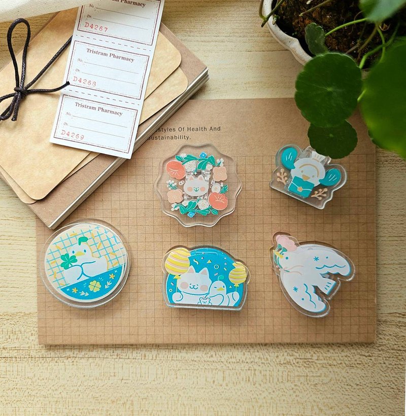 插画压克力夹-Yuz Draw Cooking - 其他 - 塑料 