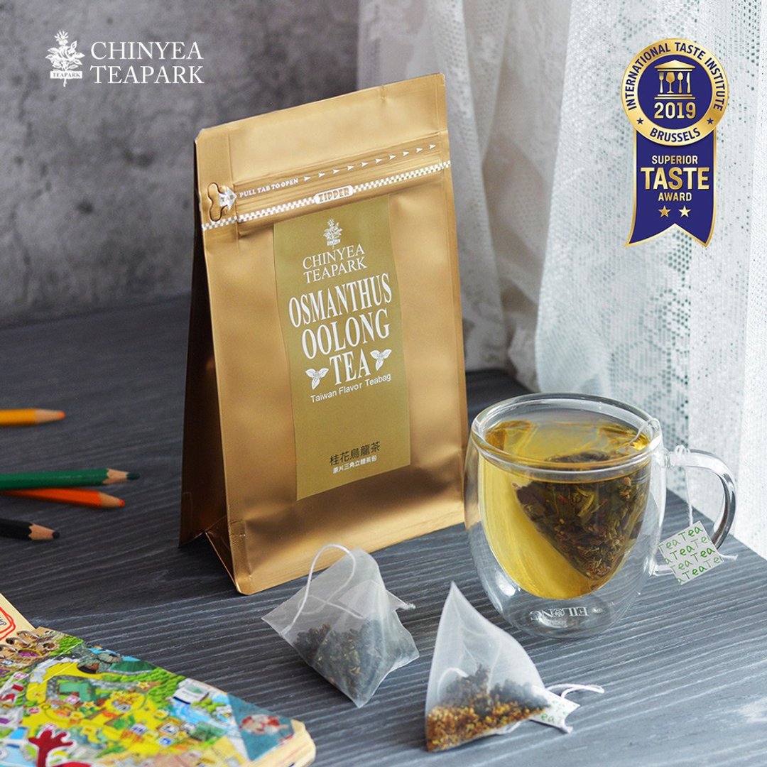 桂花乌龙茶包(10入) -台湾传统人气薰花茶! - 茶 - 塑料 金色