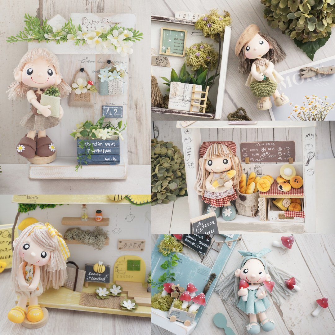 手工粘土教学 / 【3小套 】娃娃店铺 在线课程影片 - 其他 - 粘土 
