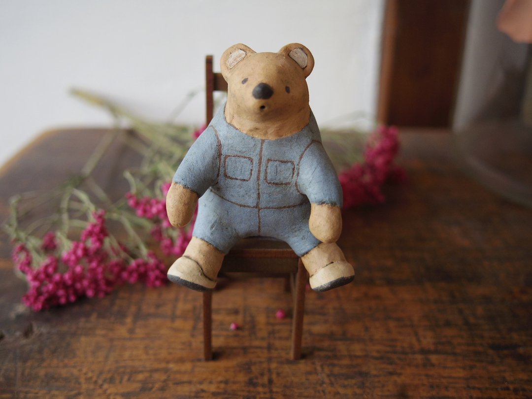 Mouse figurine - 玩偶/公仔 - 陶 卡其色