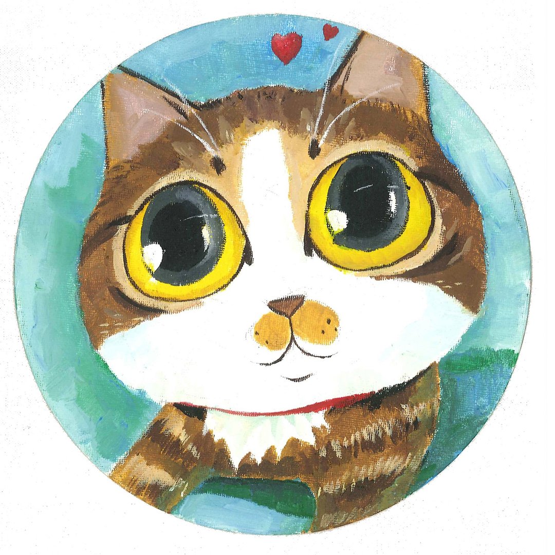 丙烯宠物画/猫狗定制 - 订制画像 - 纸 