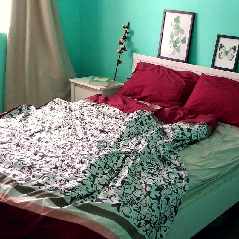 特大_100%有机棉寝具/印花双人特大被套_那日春光闪耀 - 寝具 - 棉．麻 多色