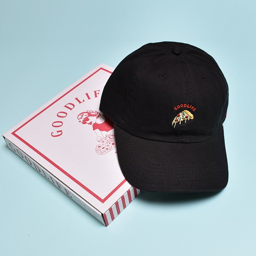 'PIZZA SLICE' Needle Work Cap - 帽子 - 棉 多色