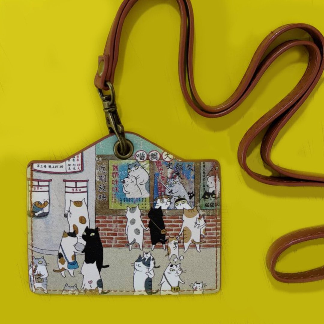 3猫小铺~喵国大戏院 票卡夹(插画家:猫小姐) - 证件套/卡套 - 人造皮革 