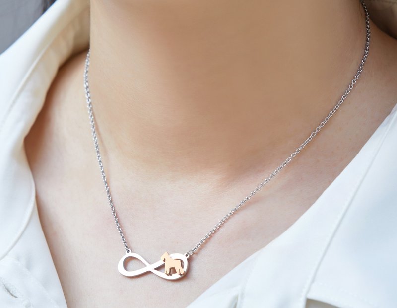 【情人节礼盒】三件套组 雪纳瑞 - 永恒与狗系列 (手链 - 其他 - 不锈钢 银色