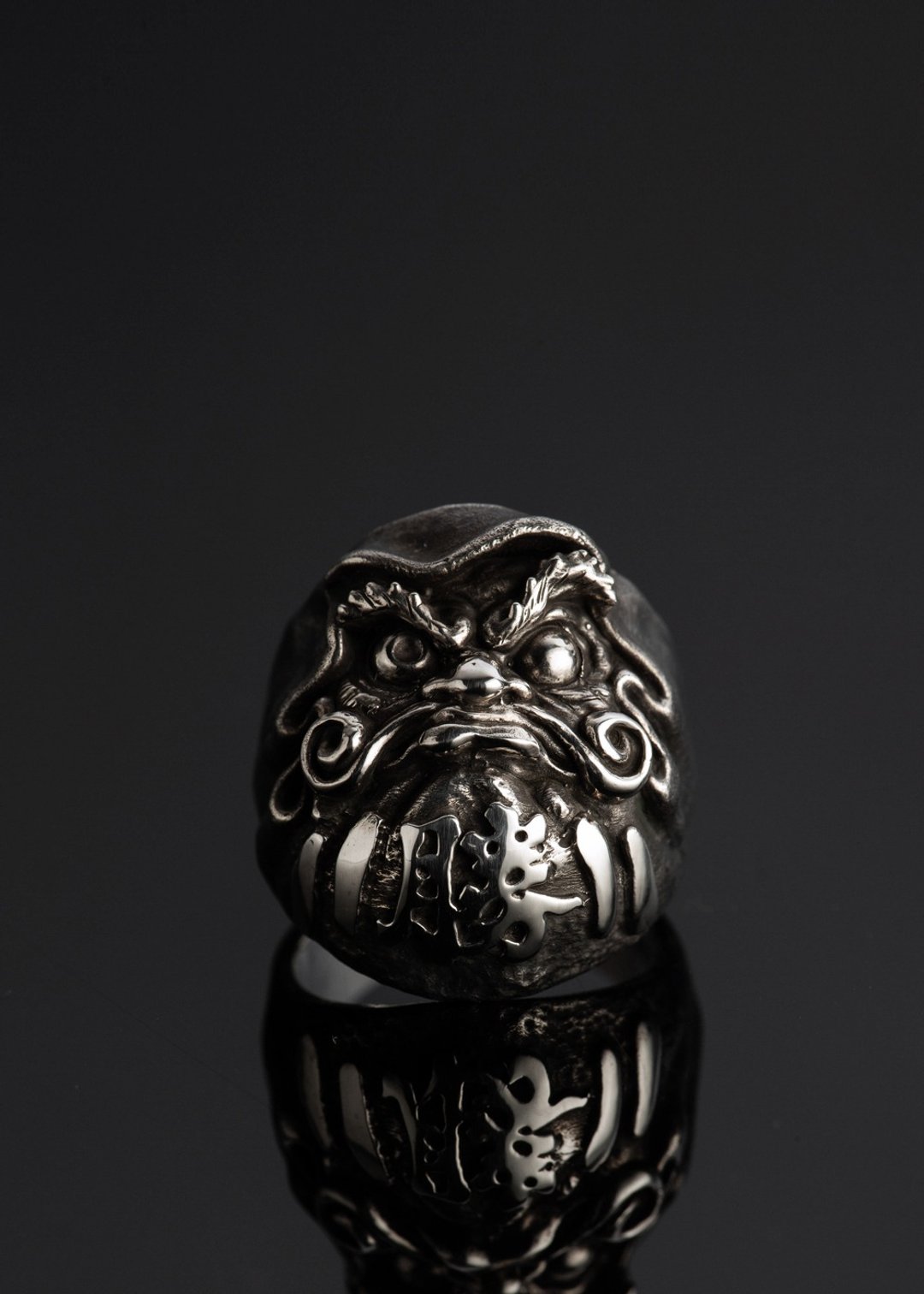 DARUMA RING| Mascot Collection | 达摩戒指 ( S ) - 戒指 - 纯银 银色