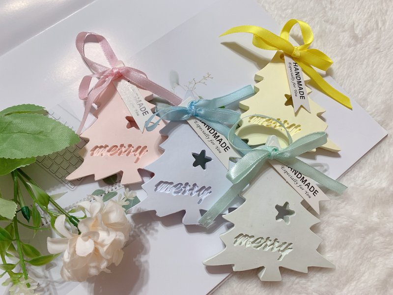 【室内香氛】经典耶诞树造型扩香石 - 香薰/精油/线香 - 其他材质 