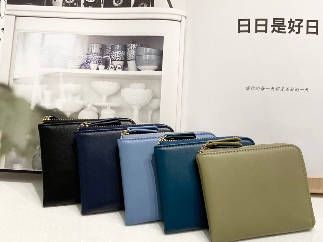 【双入组】共 8 色 任选 2 个 真皮 L 型钱包 短夹 皮夹 零钱包 母亲节 - 皮夹/钱包 - 真皮 