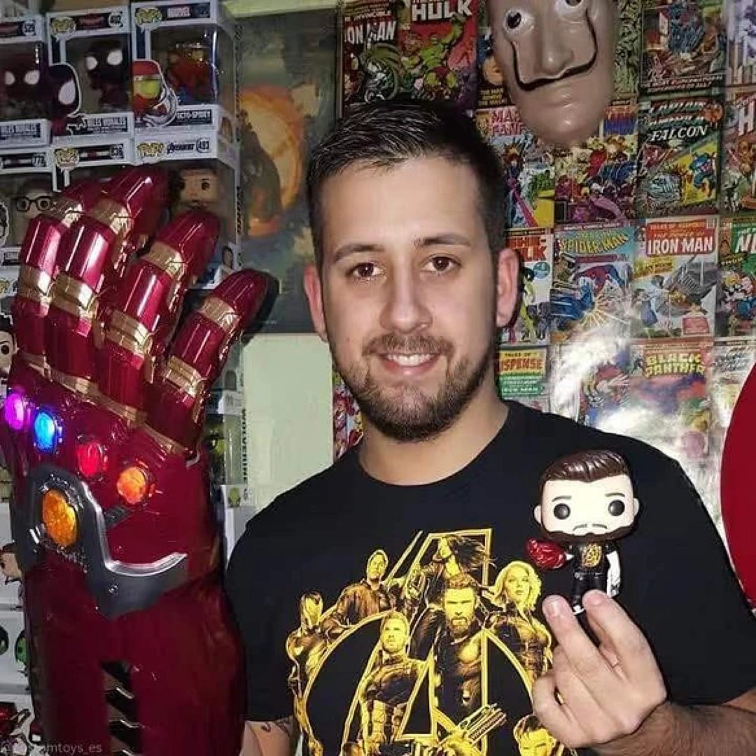 纯手工定制美国Funko Pop 自画肖像公仔娃娃男朋友老公生日礼物 - 玩偶/公仔 - 粘土 多色