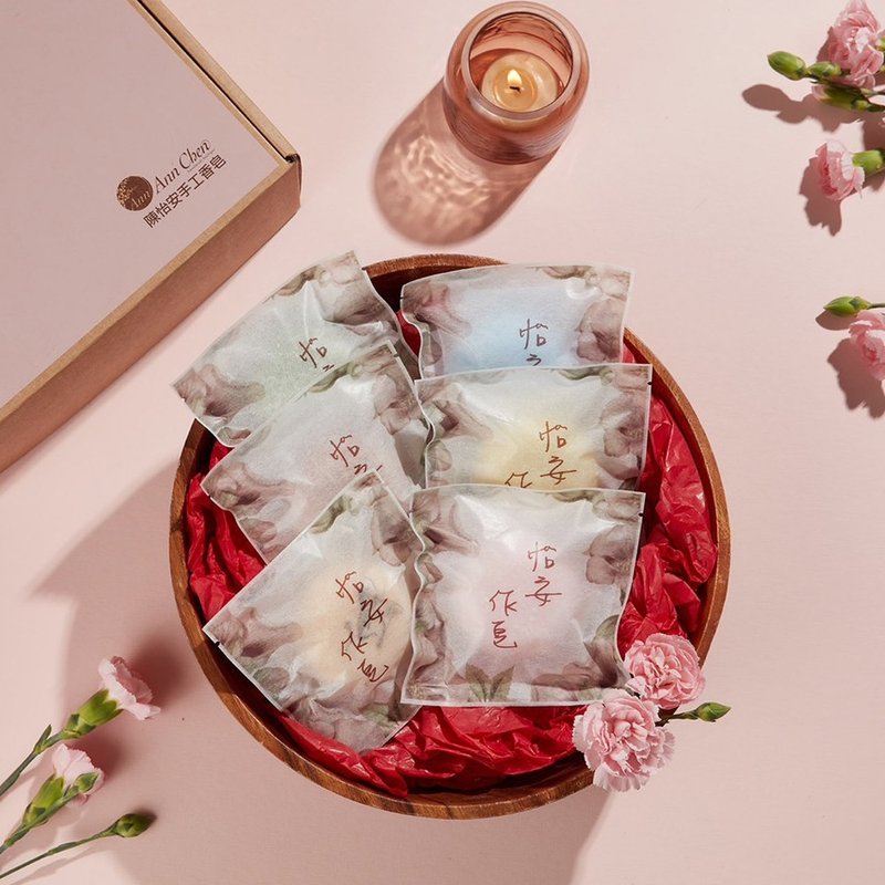 【礼盒】植萃洗发饼x6入组礼盒(固体洗发精) - 洗发用品 - 精油 粉红色