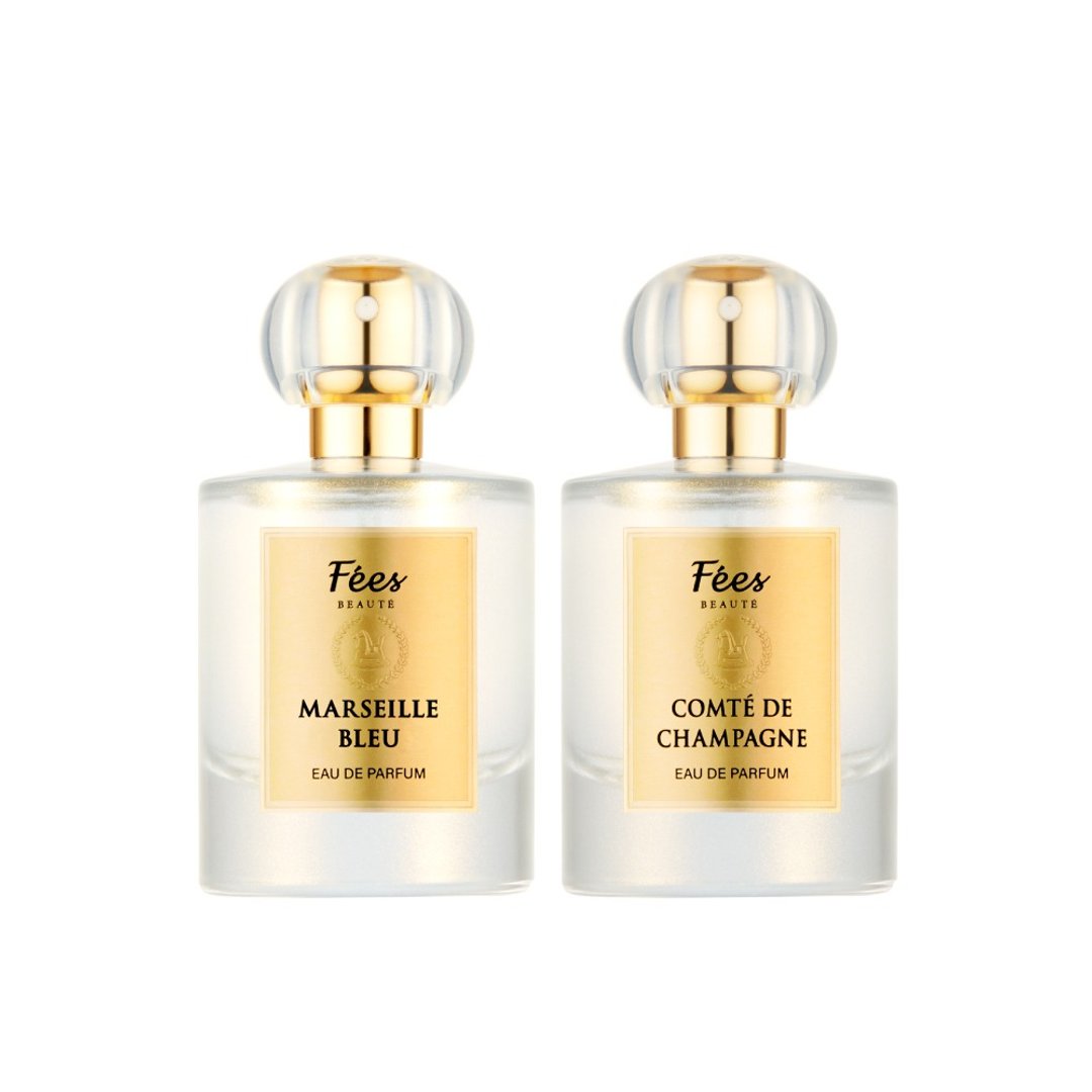 【Fees Beaute法致】法式香氛淡香精50ml(碧蓝马赛/香槟伯爵) - 香水/香膏 - 其他材质 白色