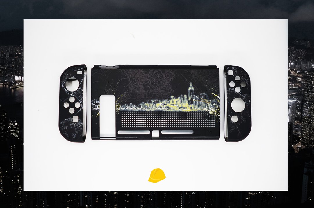 Switch 香港维港机套 - 手机壳/手机套 - 塑料 黑色