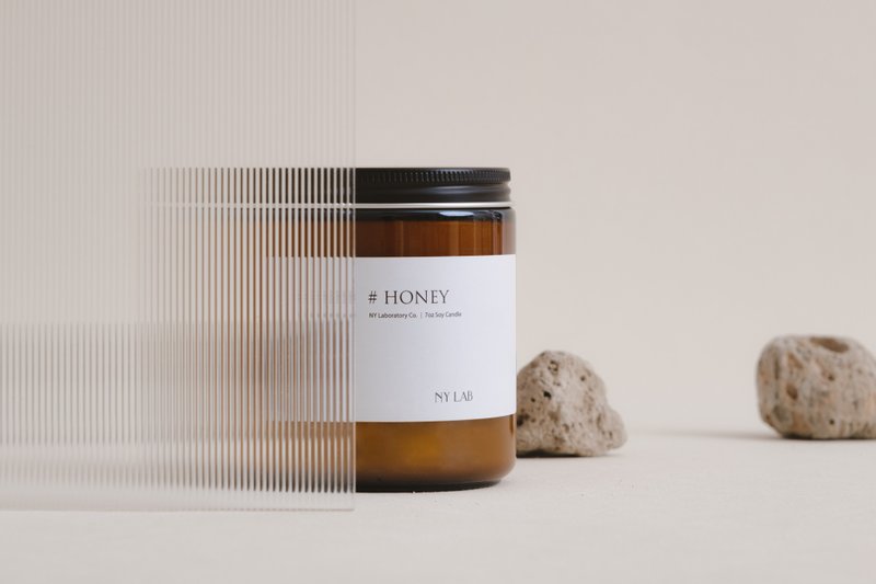 NY LAB 纽约实验室 手工香氛蜡烛 Honey薄雾蜂蜜 7oz - 蜡烛/烛台 - 其他材质 白色
