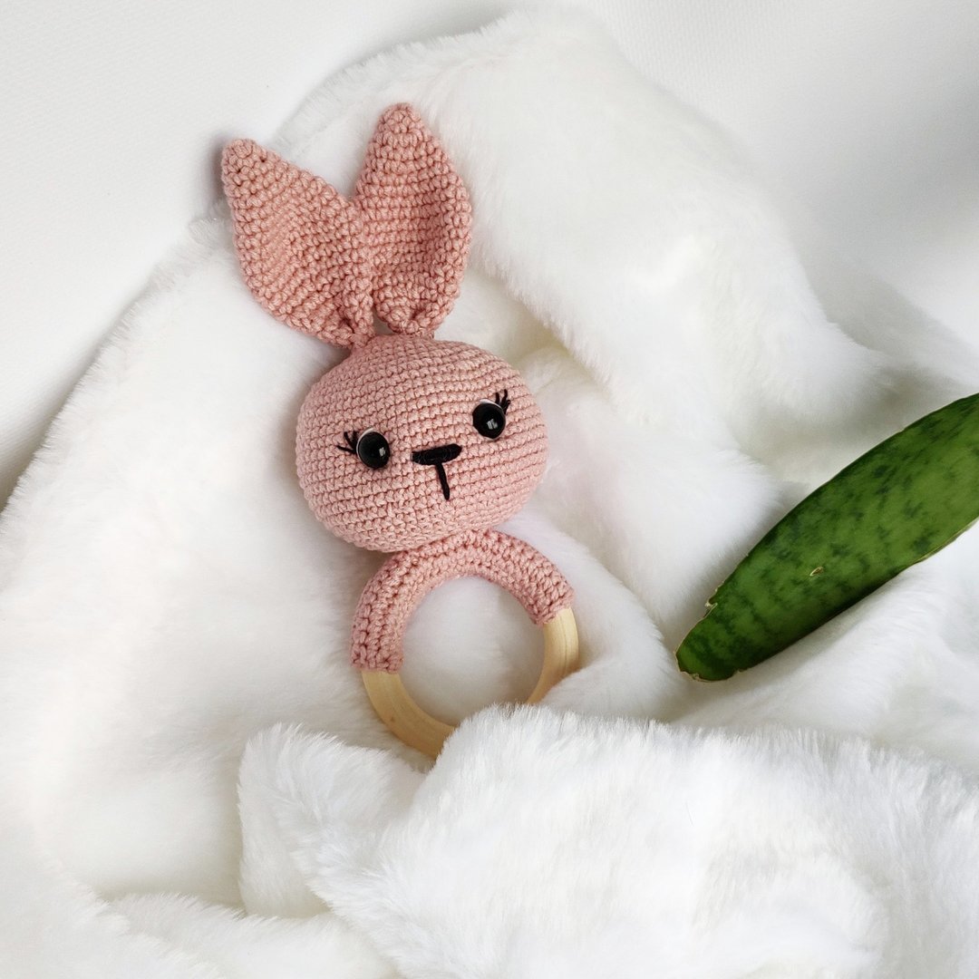Rattle - rodent bunny is an excellent gift for babies, a gif - 玩具/玩偶 - 棉 多色