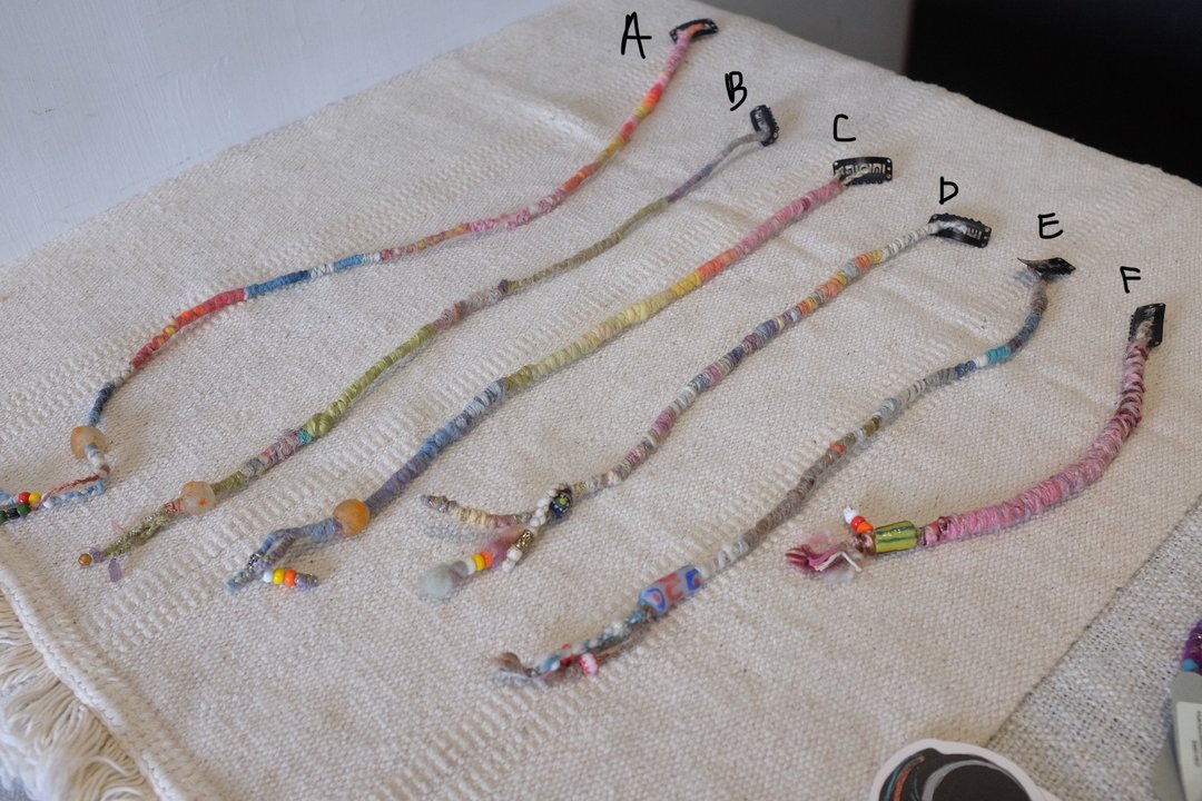 编发穿戴式 脏辫发片 Hair Wrap Clip (多色) - 发饰 - 羊毛 多色