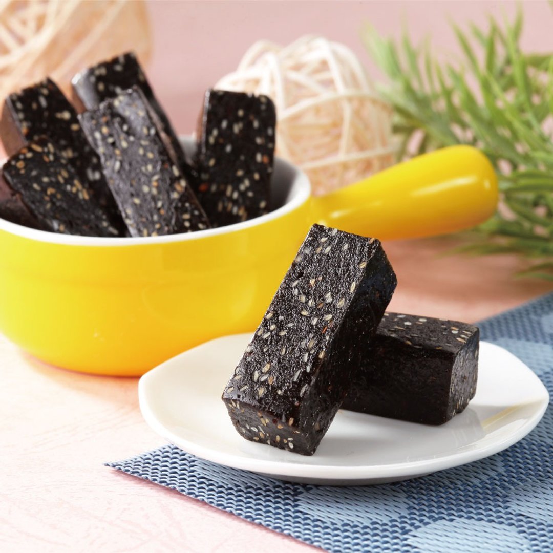 包邮【疯坚果ing】低糖高纤芝麻糕(500g/盒)x4盒-附提袋 - 坚果 - 新鲜食材 黑色