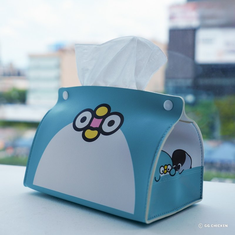 PP mini 小小企鹅-卫生纸套(大脸款) - 纸巾盒 - 人造皮革 