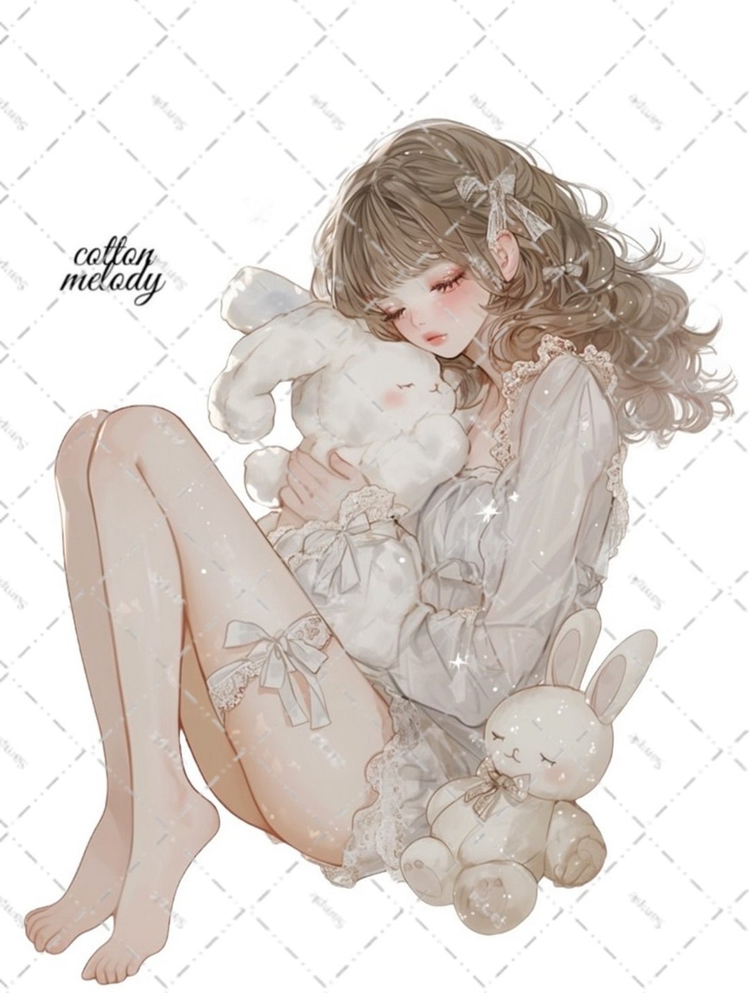 original sticker no.5729 人物贴纸 原创贴纸 人物贴纸 女孩贴纸 原创人物贴纸 - 贴纸 - 纸 