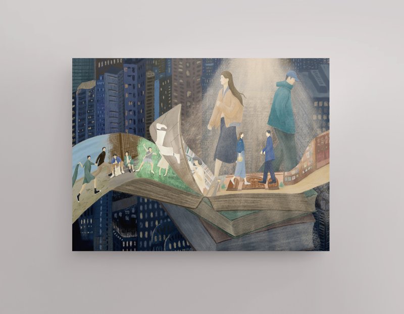 挂画(含挂绳) / 02 - 回不去的曾经 - 海报/装饰画/版画 - 纸 多色