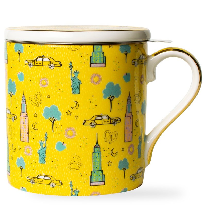 【T2 tea】骨瓷马克杯_纽约早餐茶 - 咖啡杯/马克杯 - 瓷 