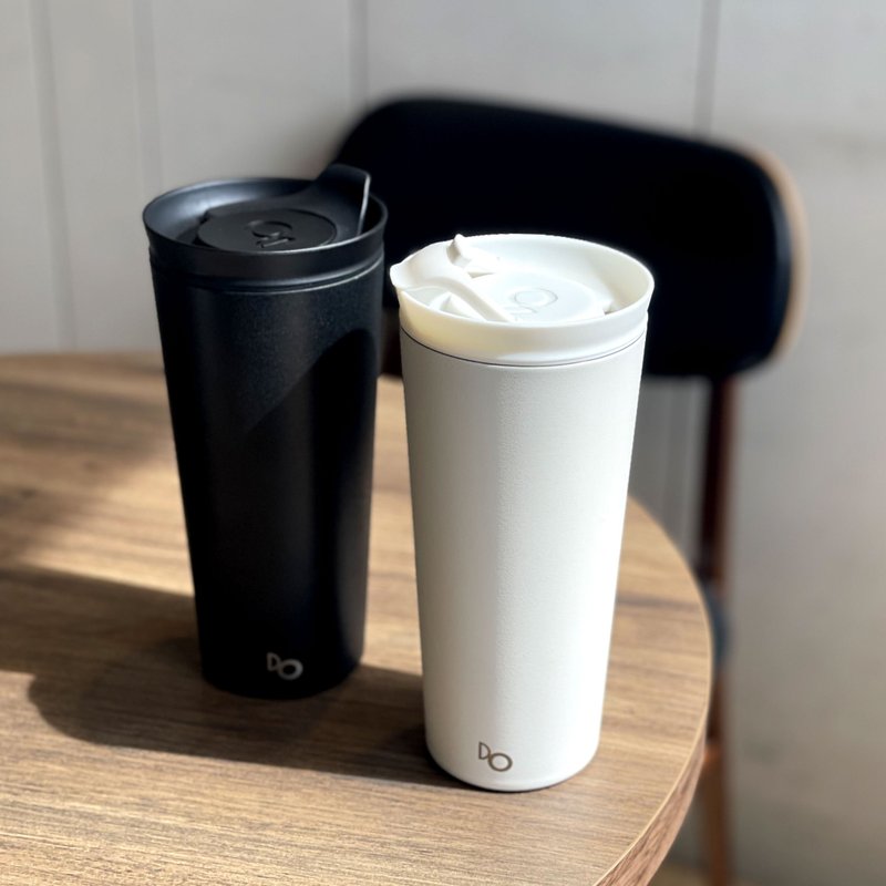福袋 jaanlife DO d-circle Cohen 双层不锈钢304 咖啡杯 550ml - 咖啡杯/马克杯 - 其他金属 白色
